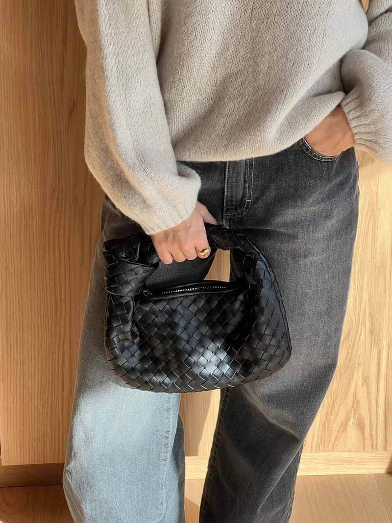 Alina | Woven Mini Shoulder Bag