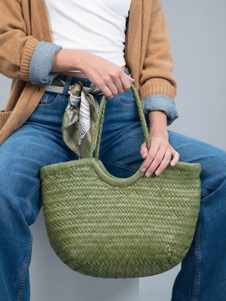 April | Woven Oversized Tote Bag